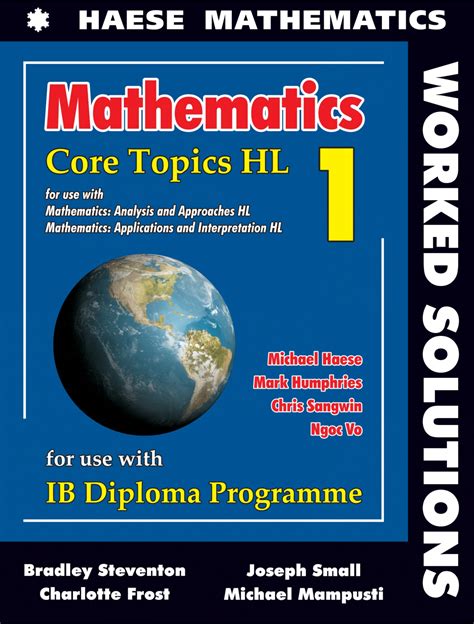 Subscription period 24 months. . Haese mathematics core topics hl worked solutions pdf
